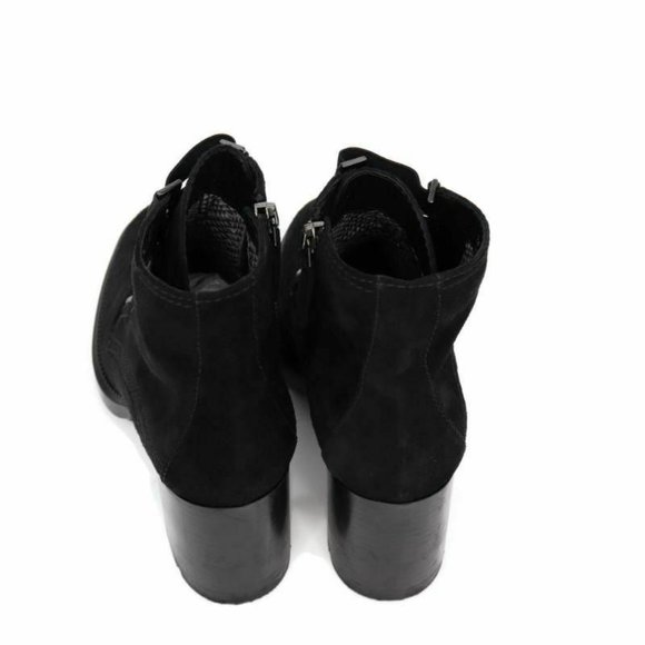 Aquatalia Womens Indira Ankle Boots Black Suede Bl - Picture 3 of 11